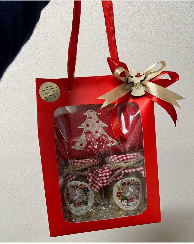 Confezione Natalizia BUSTA REGALO €18
