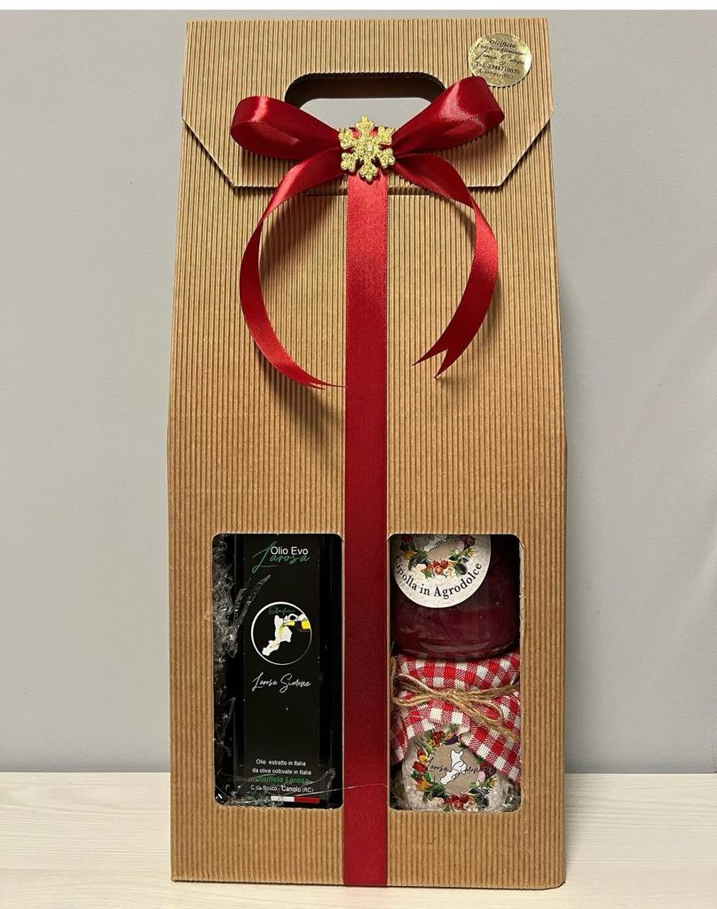 Confezione Natalizia DUE FINESTRE con bottiglia €25