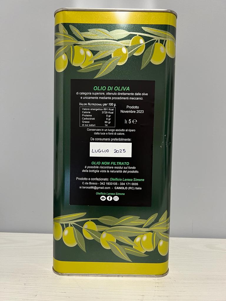 Olio EVO latta 5 LITRI